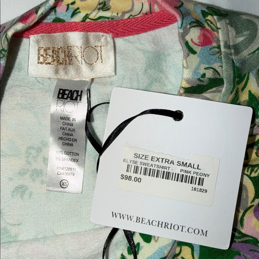 BEACH RIOT Elyse Sweatshirt Size. XS - Picture 6 of 10